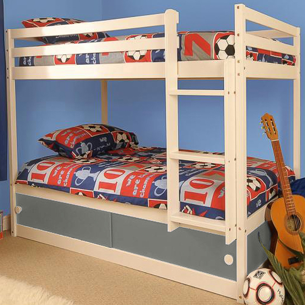 Comfy Living Single Grey Slide Storage Bunk Bed Image 1