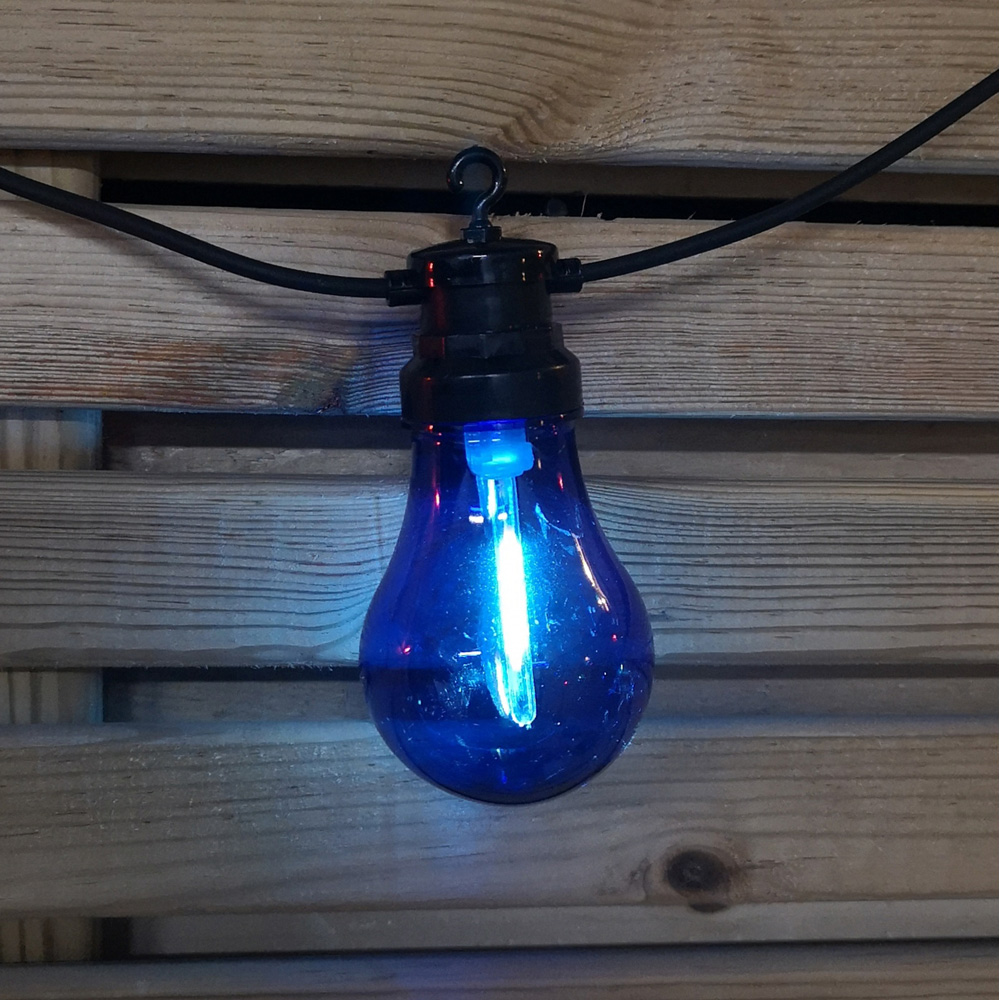 Samuel Alexander Multi Colour Festoon Bulb Lights with Timer Function 4.5m 10 Pack Image 4