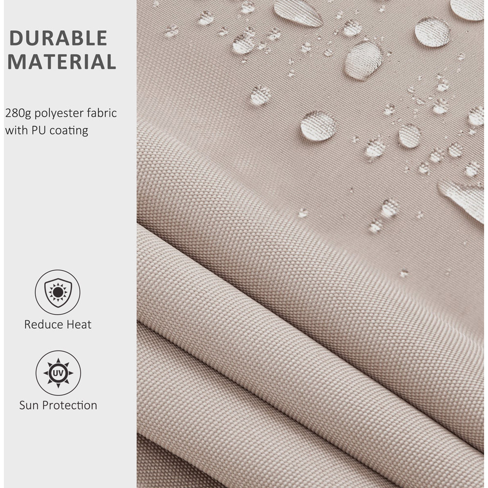 Outsunny Cream Manual and Electric Retractable Awning 2.95 x 2.5m Image 6