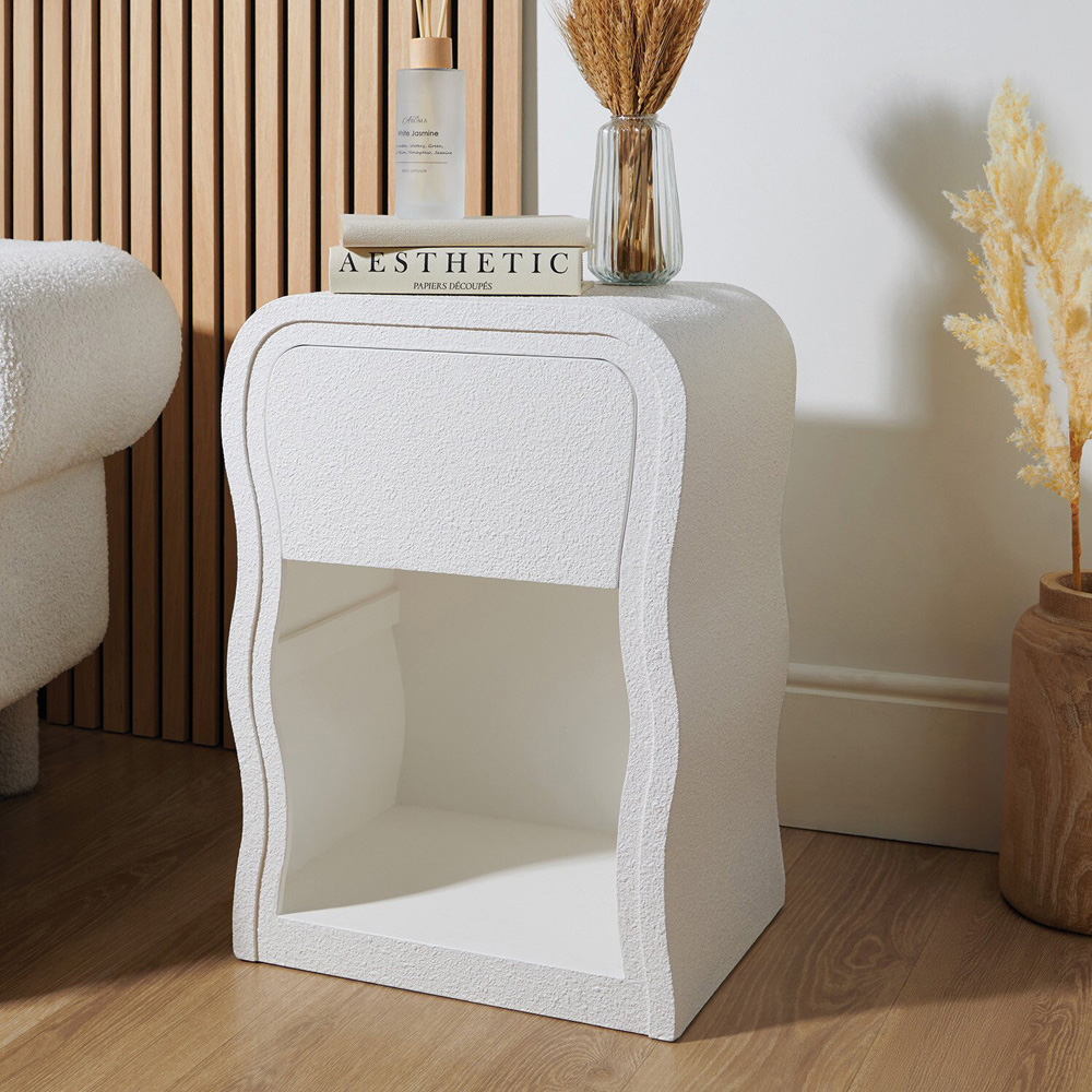 Wavey Side Table White Image 3
