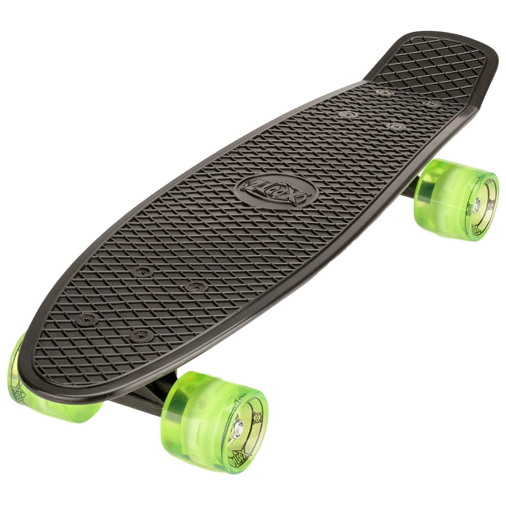 Xootz Black PP Skateboard LED 56cm Image 1