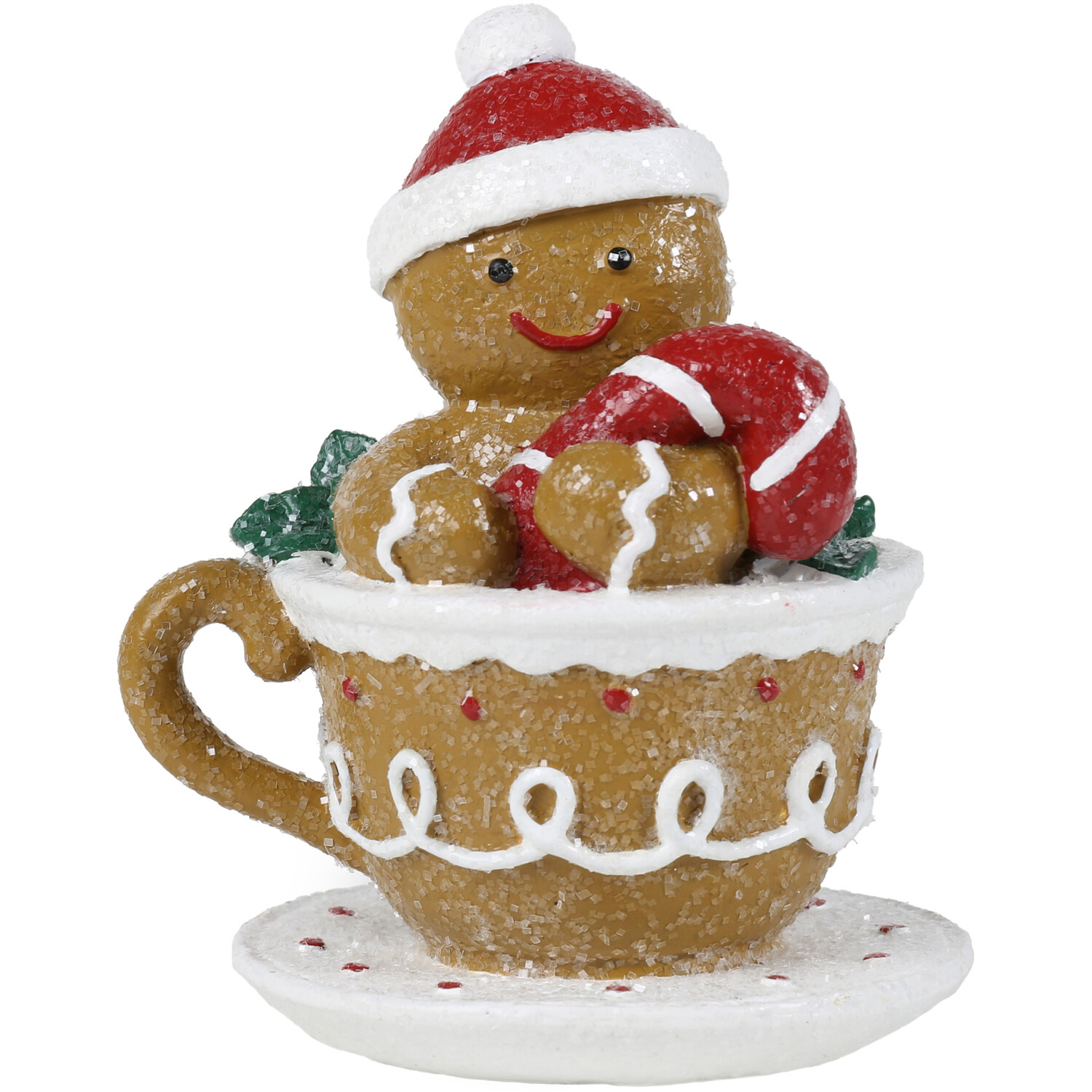 Cute Gingerbread Ornament - Brown Image 1