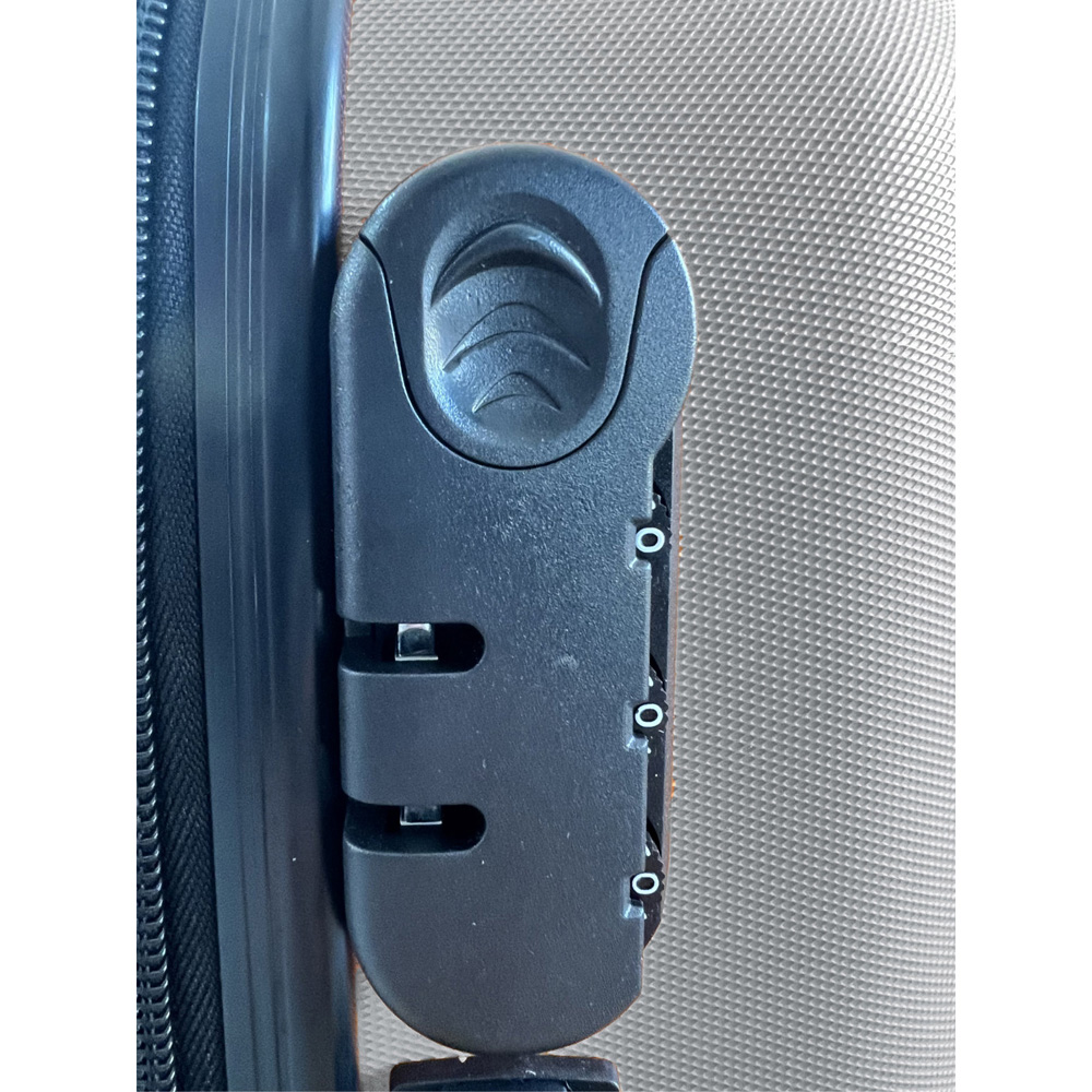 Groundlevel 4 Wheel Diamond Set of 3 Grey Luggage Suitcase Image 5