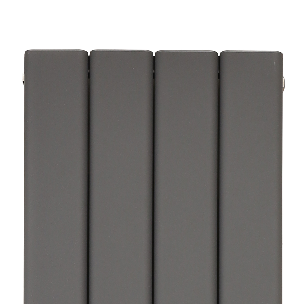 Towelrads Berkshire 2037 BTU Vertical Anthracite Aluminium Designer Radiator 1800 x 305mm 597W Image 3