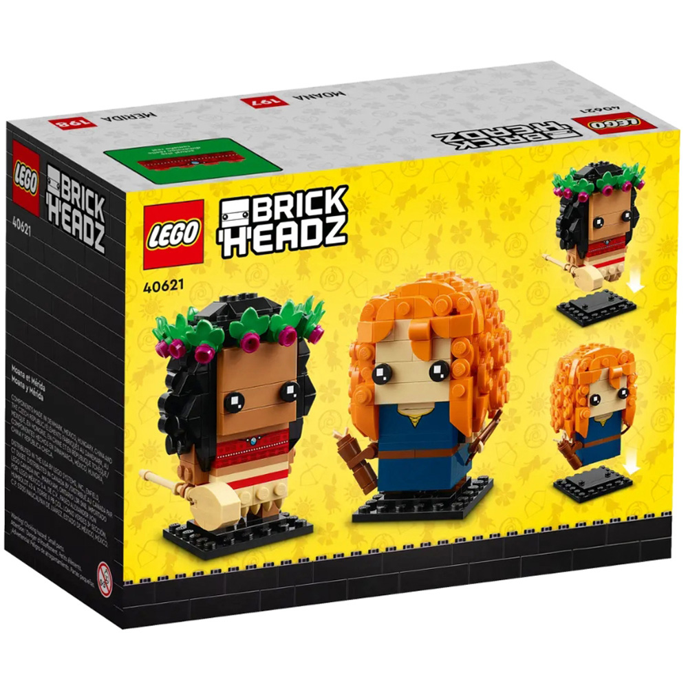 LEGO 40621 BrickHeadz Disney Moana and Merida Building Toy Set Image 4