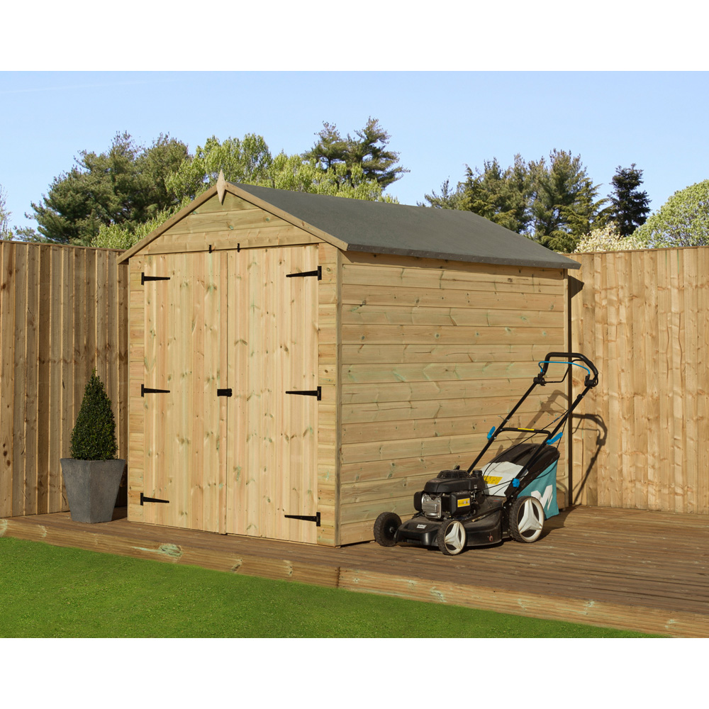 Empire Sheds 9500 6 x 8ft Tongue and Groove Apex Garden Shed Image 3