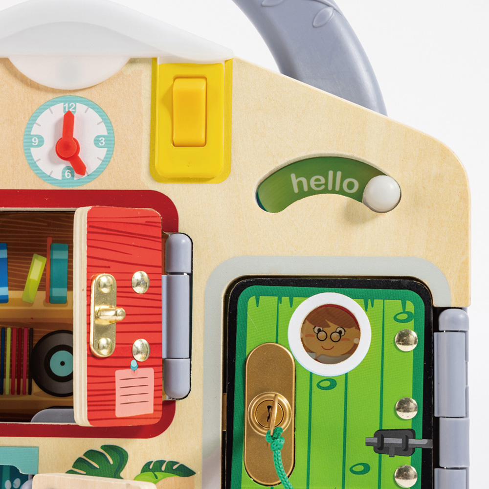 Hape Kids Lock and Learn Play Board Set Image 3
