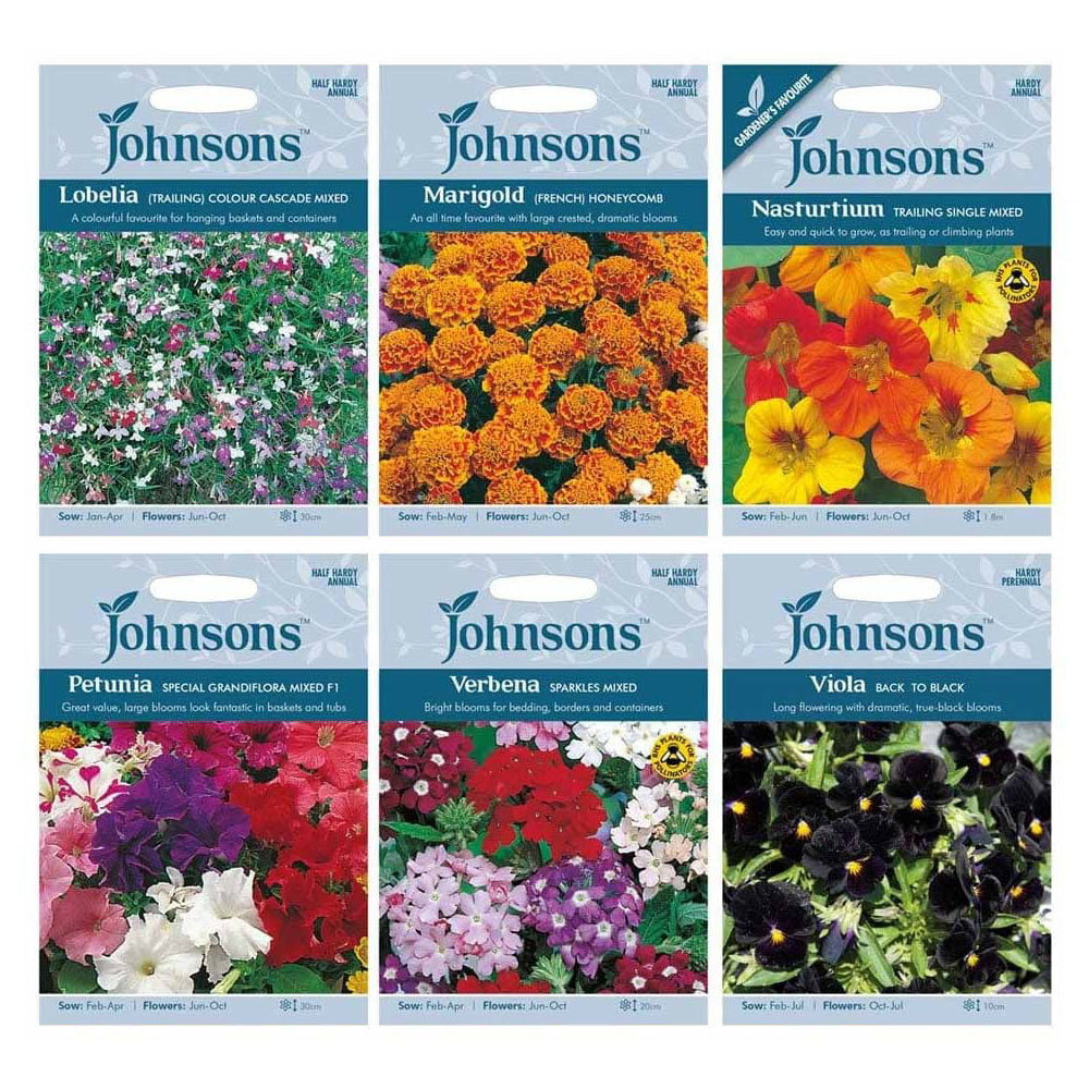 Johnsons Basket and Container Flowering Bundle Image 1