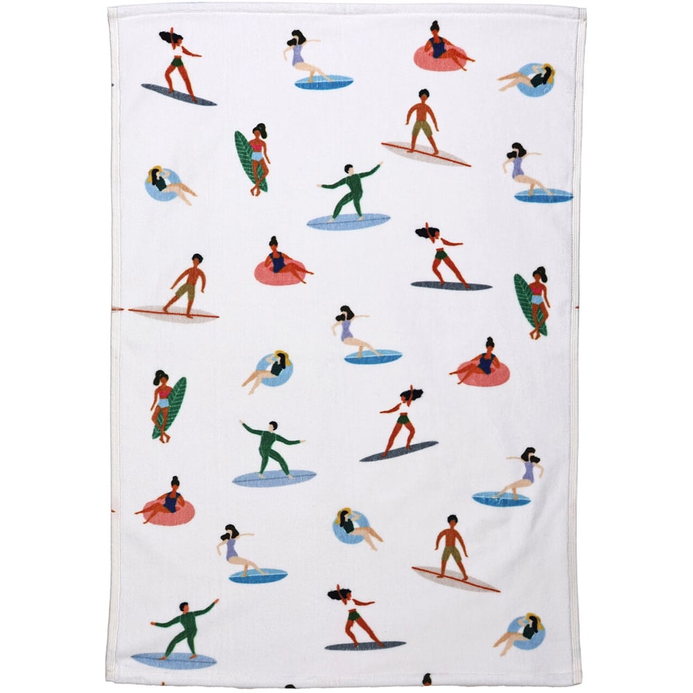 Surfers Paradise Hand TowelWhite Image 1