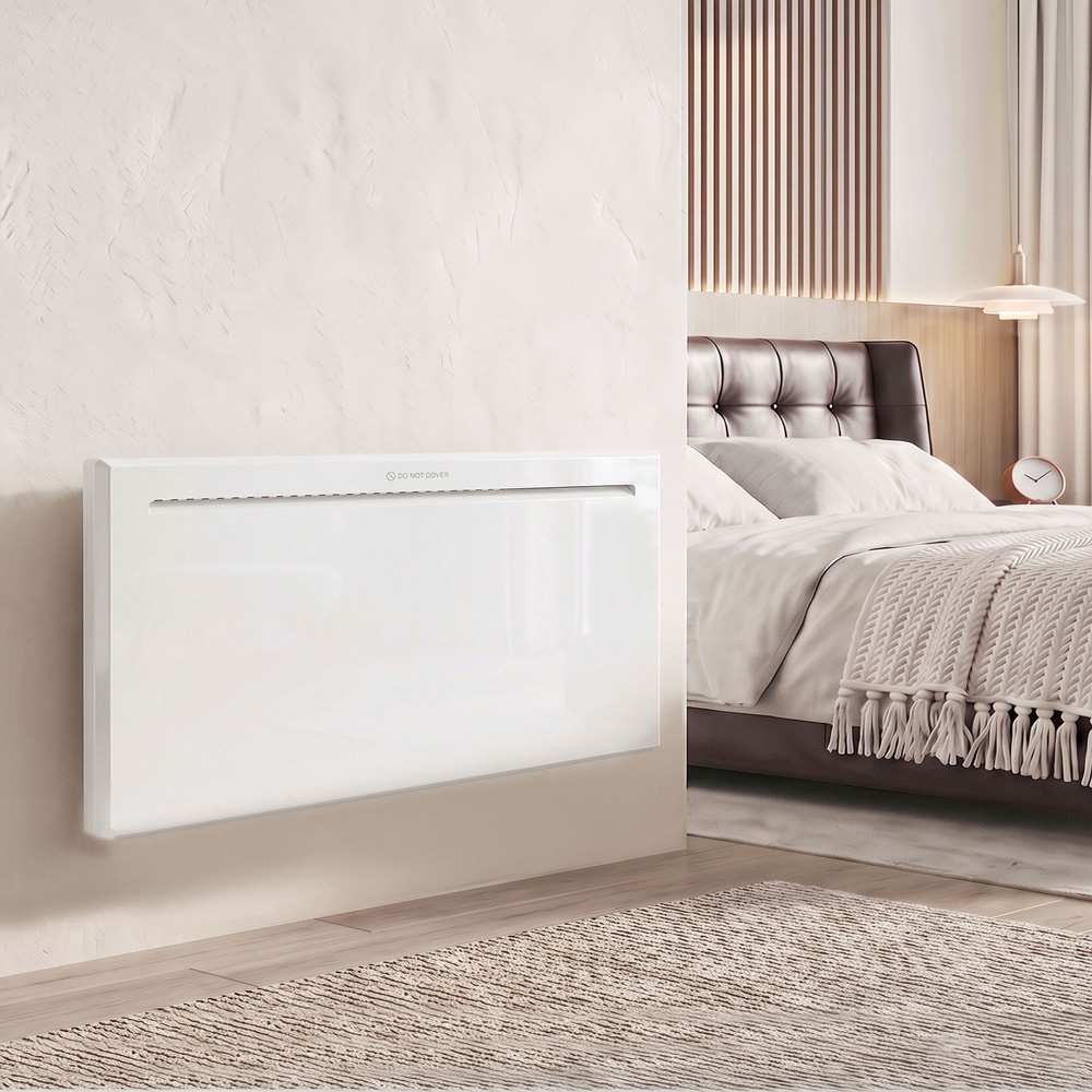 HOMCOM White Smart Electric Panel Heater 2000W Image 2