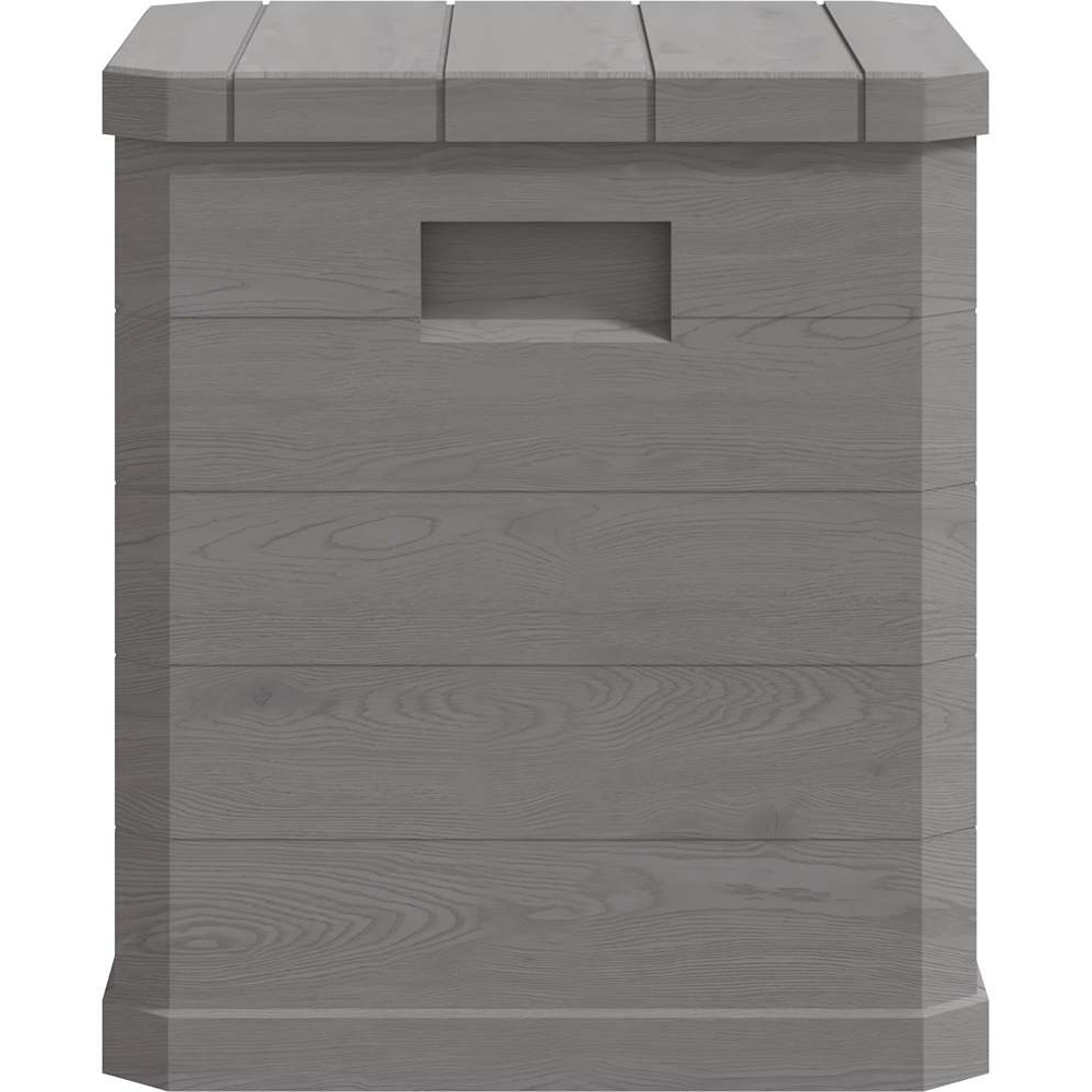 Walplus 90L Medium Brown Square Plastic Garden Storage Box Image 6