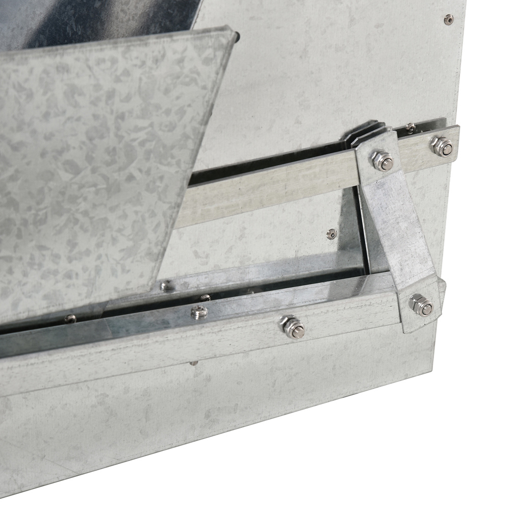 PawHut Automatic Galvanized Steel Chicken Poultry Feeder Image 3