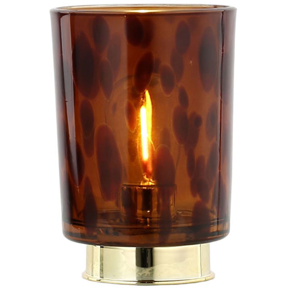 Tortoiseshell Battery-Operated Light Brown Image 3