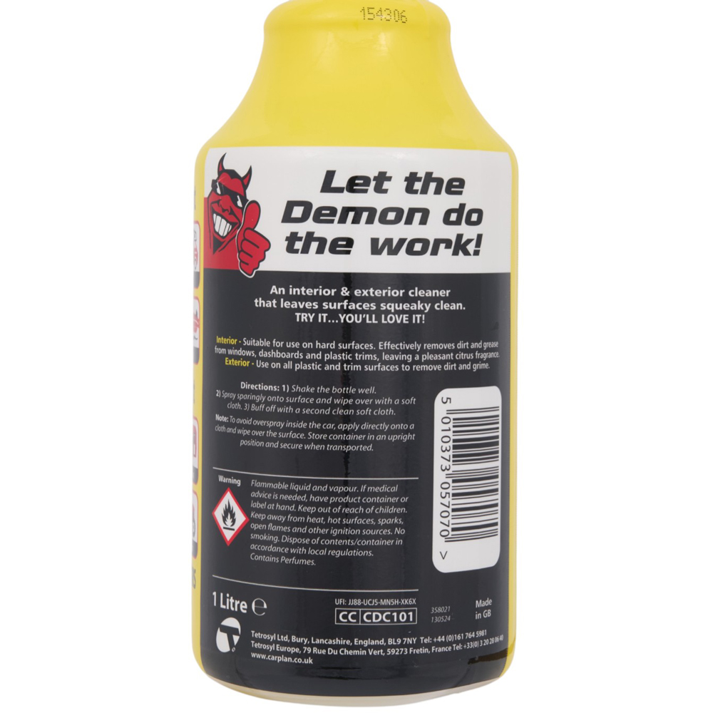 CarPlan Demon Interior and Exterior Cleaner Image 3