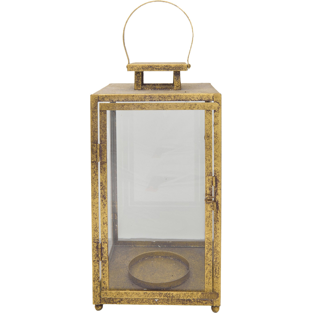 Antique Finish Lantern Gold Image 3