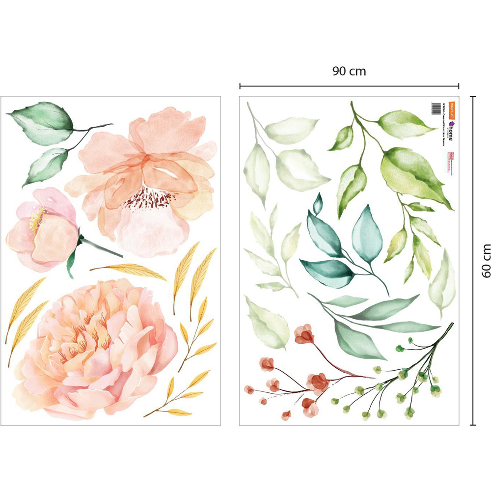 Walplus Flower Theme Self Adhesive Wall Stickers Image 5