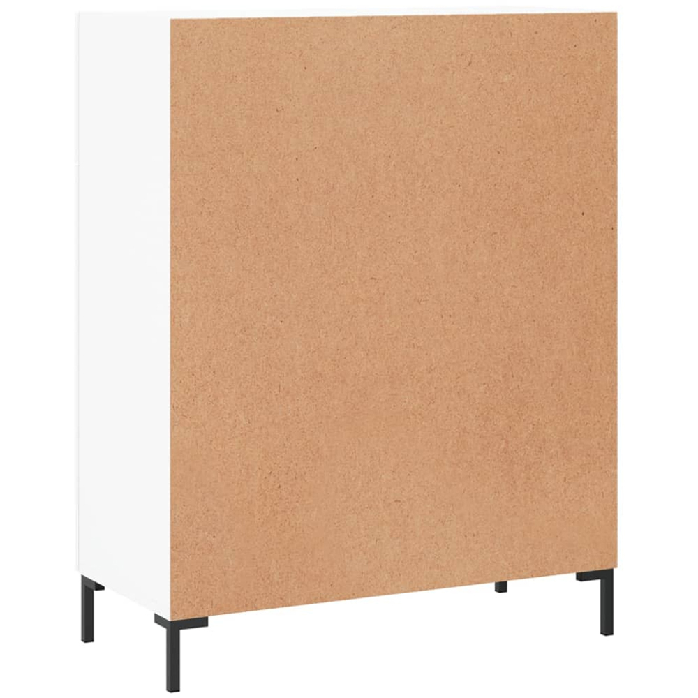 vidaXL 2 Door 2 Drawer White Sideboard Image 8