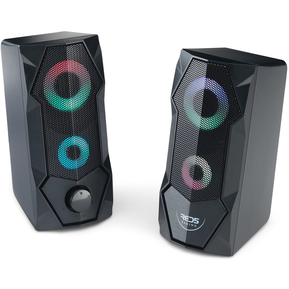Red5 Zeta Light Up Gaming Speaker Set of 2 Image 3