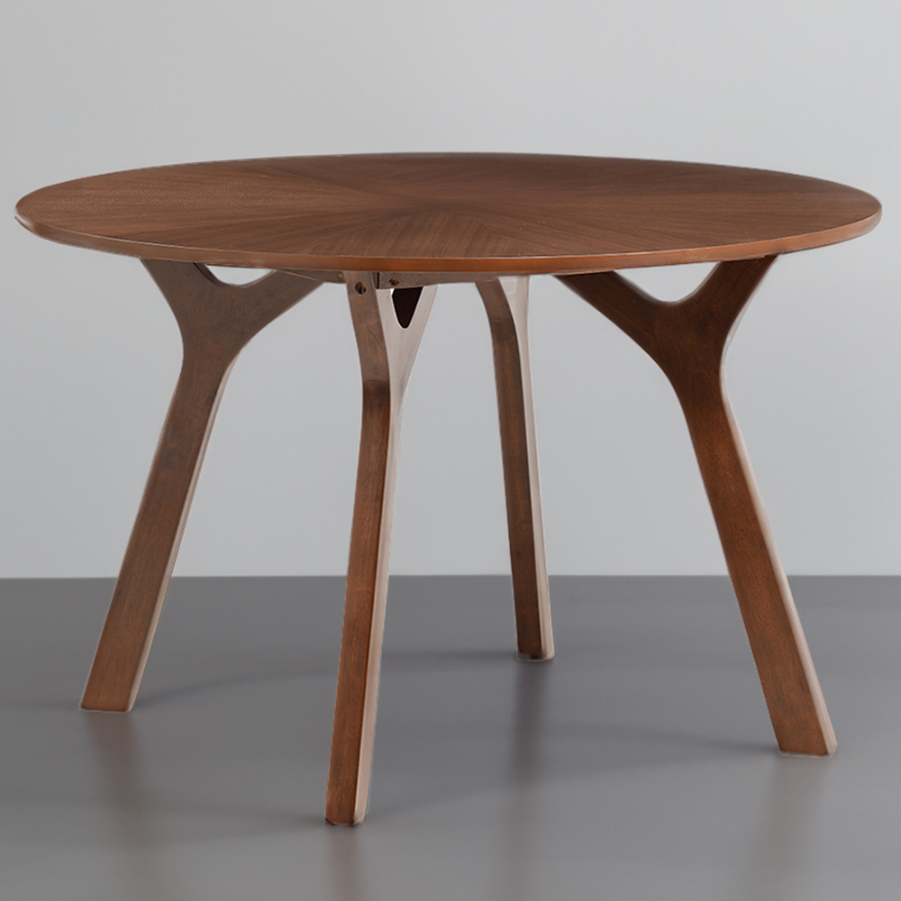 Julian Bowen Huxley Walnut Round Table Image 1