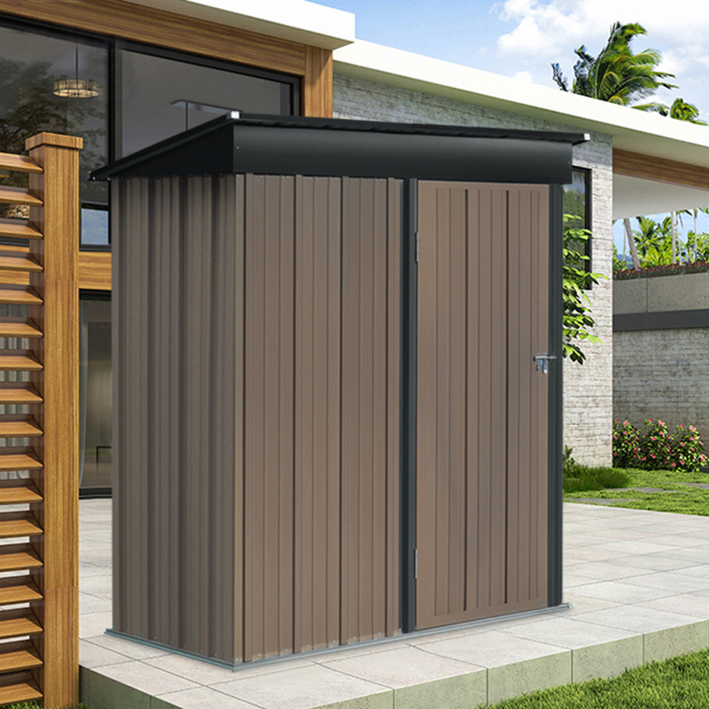 Living and Home 3 x 5ft Metal Storage Shed Image 2