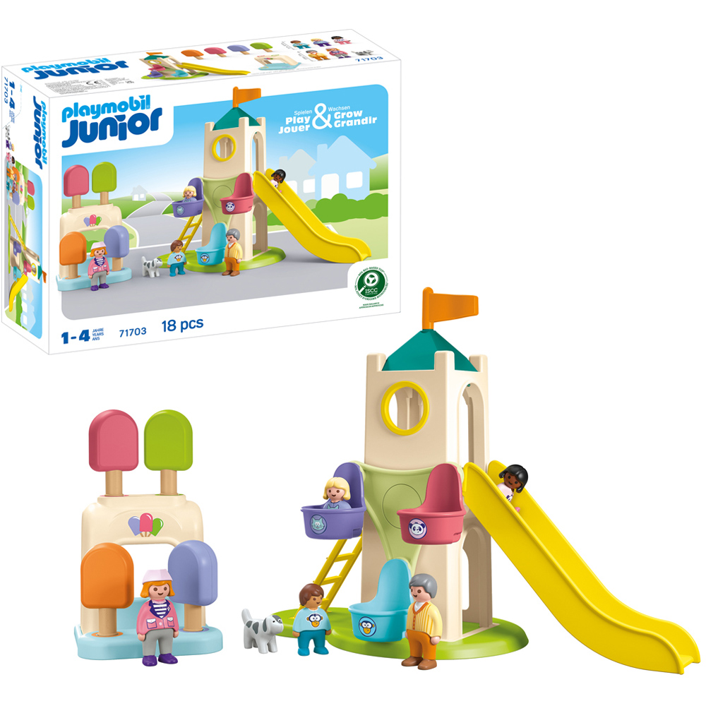 Playmobil Junior Adventure Tower with Ice Cream Booth Playset Image 4