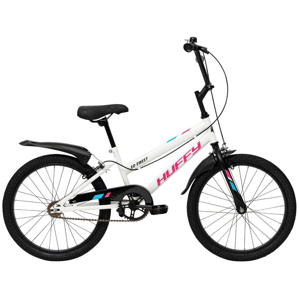 Huffy So Sweet Kids Single Speed 20 inch Gloss White Bike Image 2