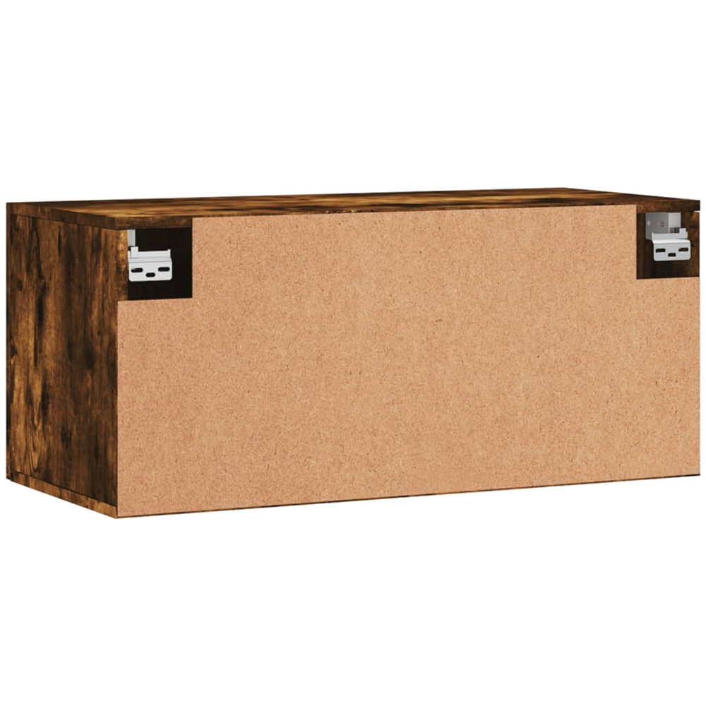 vidaXL 2 Door Smoked Oak Wall Cabinet Image 8