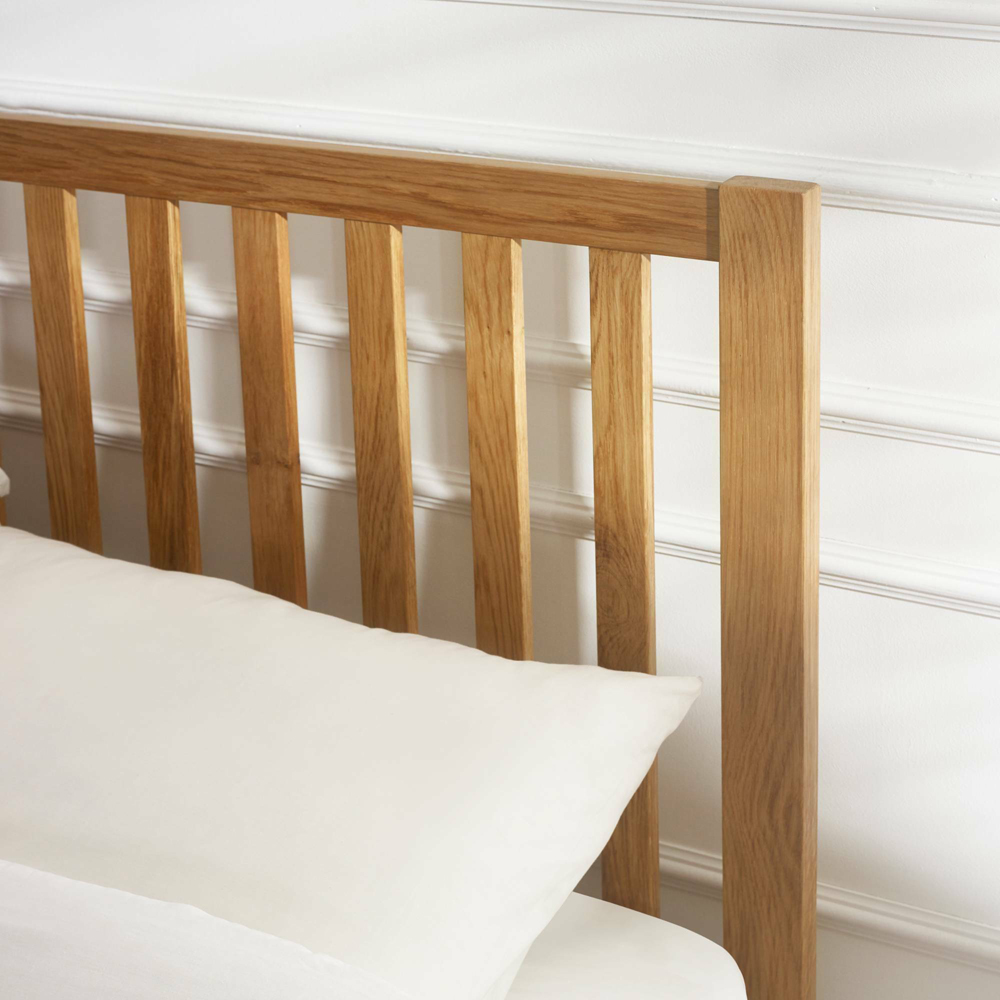 Julian Bowen Coxmoor Double Oak Bed Image 6