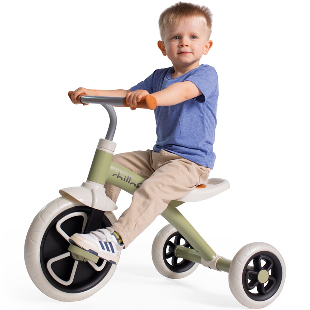 Chillafish Ziggy 12 inch Olive Tricycle Image 2