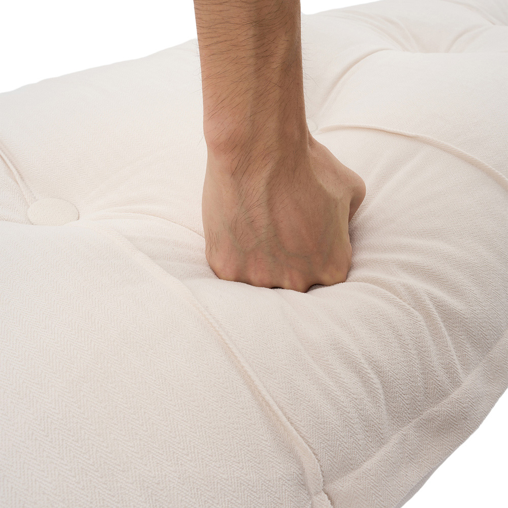 Living and Home Beige Chenille Headboard Pillow 60 x 150cm Image 4