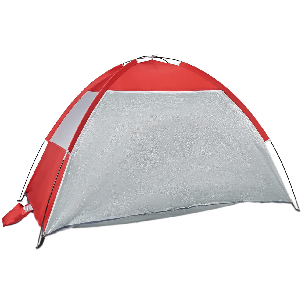 wilko Red Easy Up Beach Tent Image 1