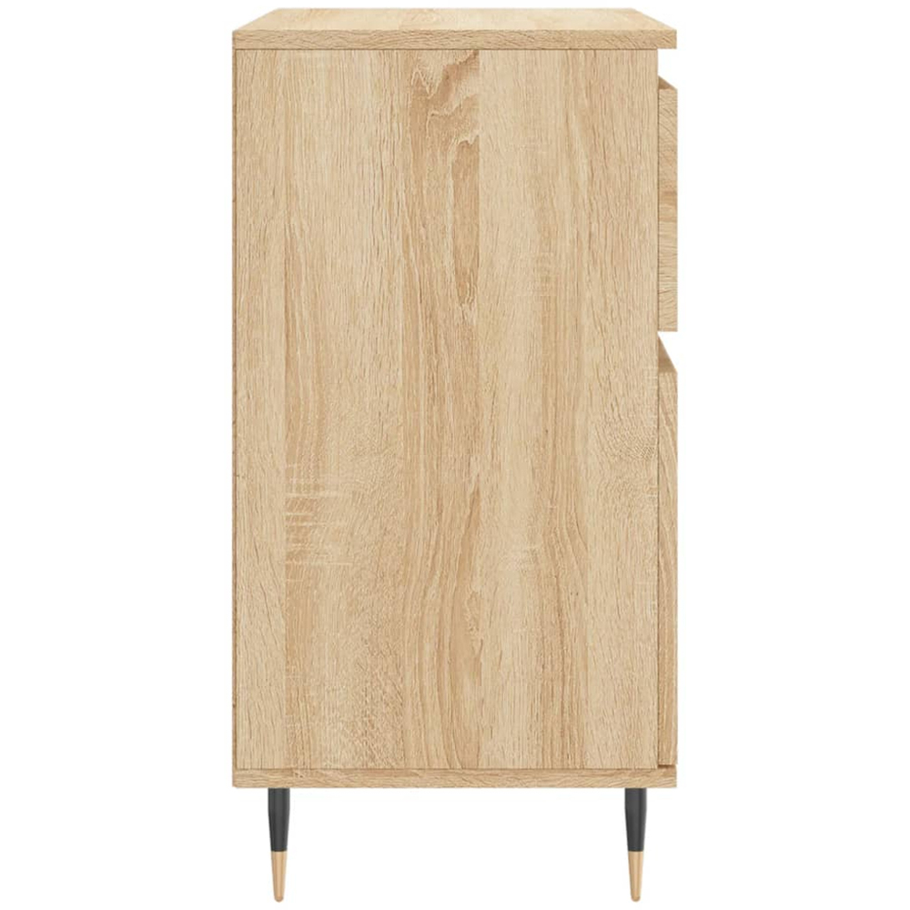 vidaXL 2 Door 2 Drawer Sonoma Oak Sideboard Image 7