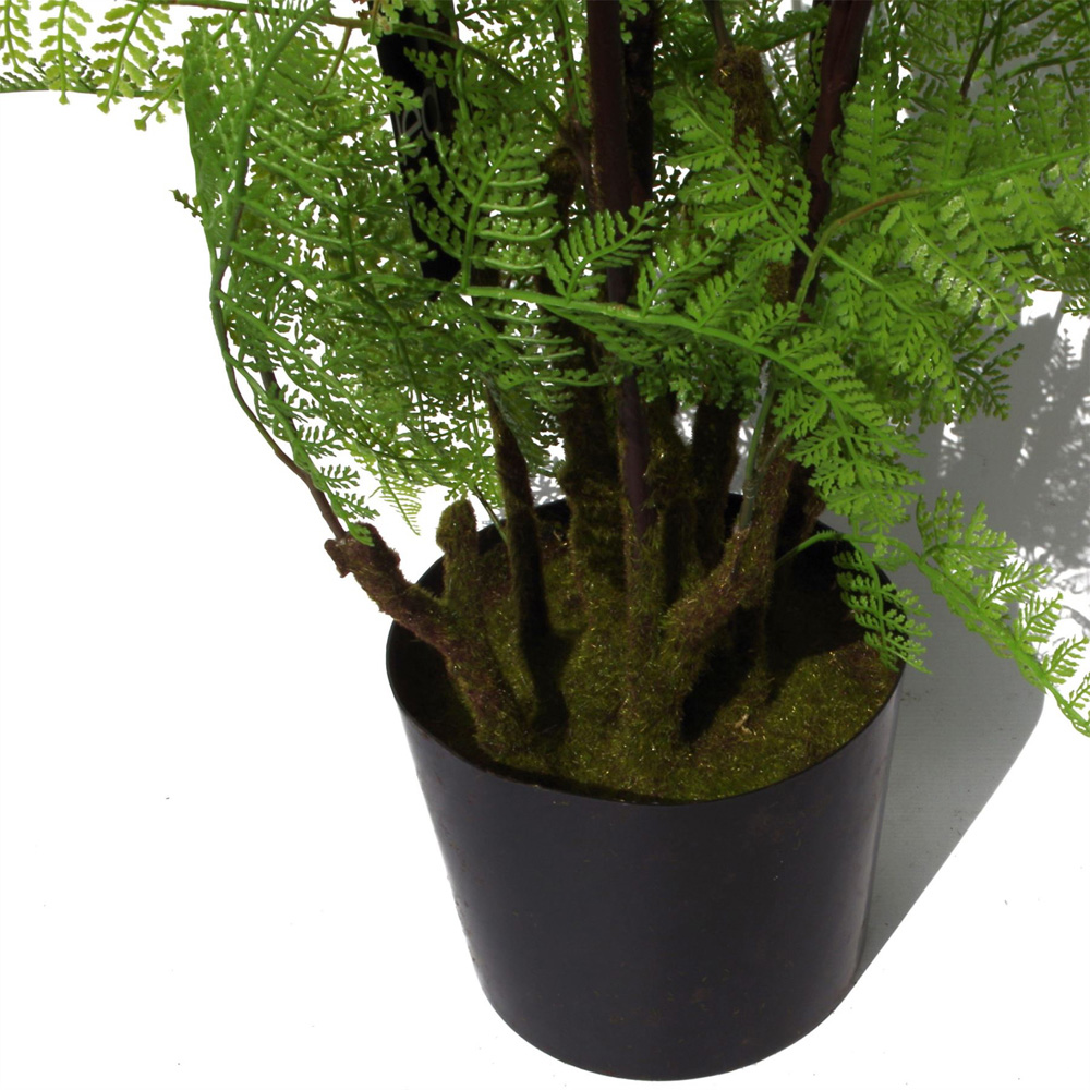 Botanik Moss Base Natural Fern Artificial Tree in Pot 5ft Image 4