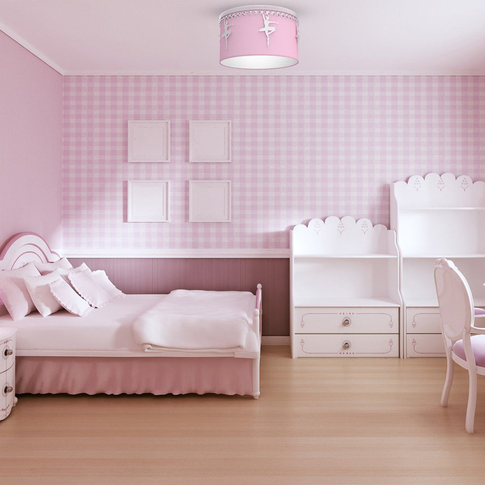 Milagro Baletnica Pink Ceiling Lamp 230V Image 5