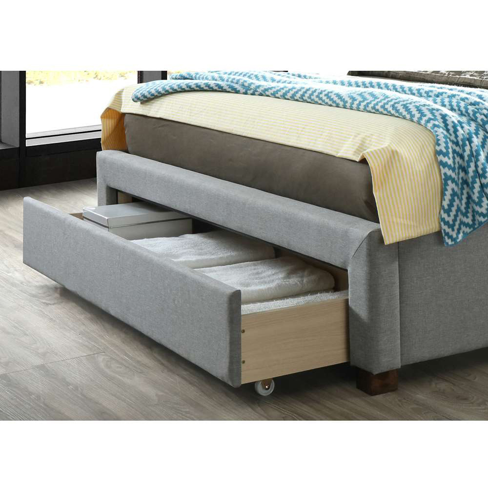 Shelby Double Grey Bed Frame Image 5
