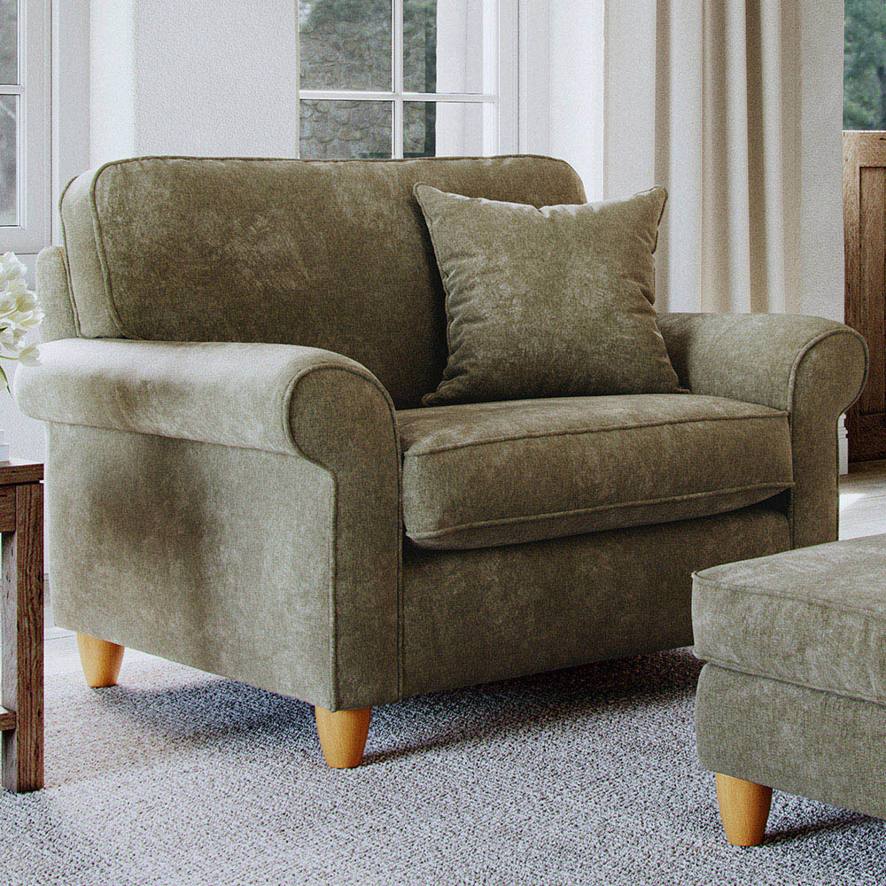 Sinatra Glory Winter Moss Snuggle Chair Image 1