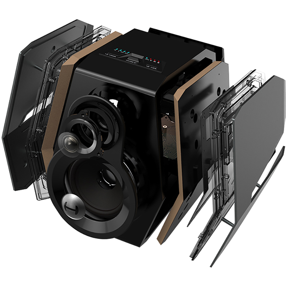 Edifier G500 2.0 Black Bluetooth Gaming Speakers with RGB Lighting 88W Image 5