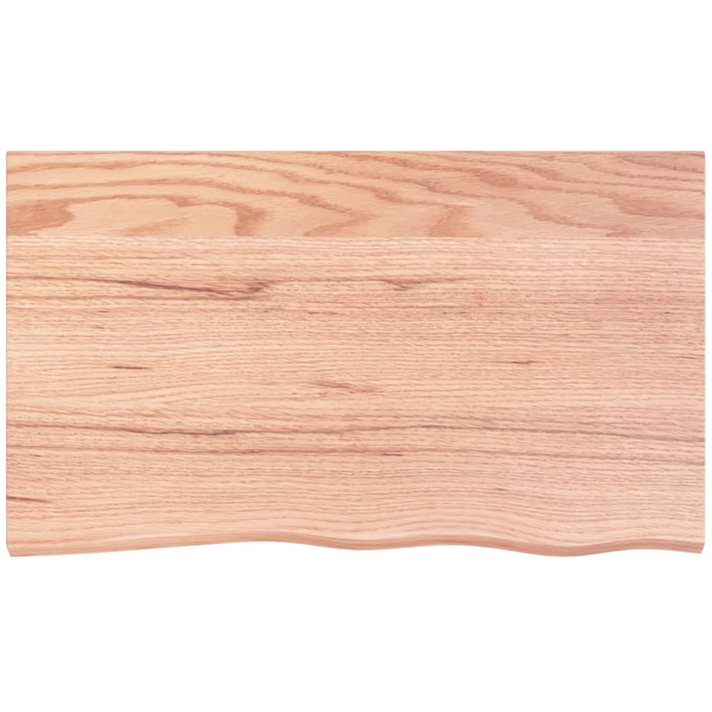 vidaXL 100cm Light Brown Floating Wall Shelf Image 2