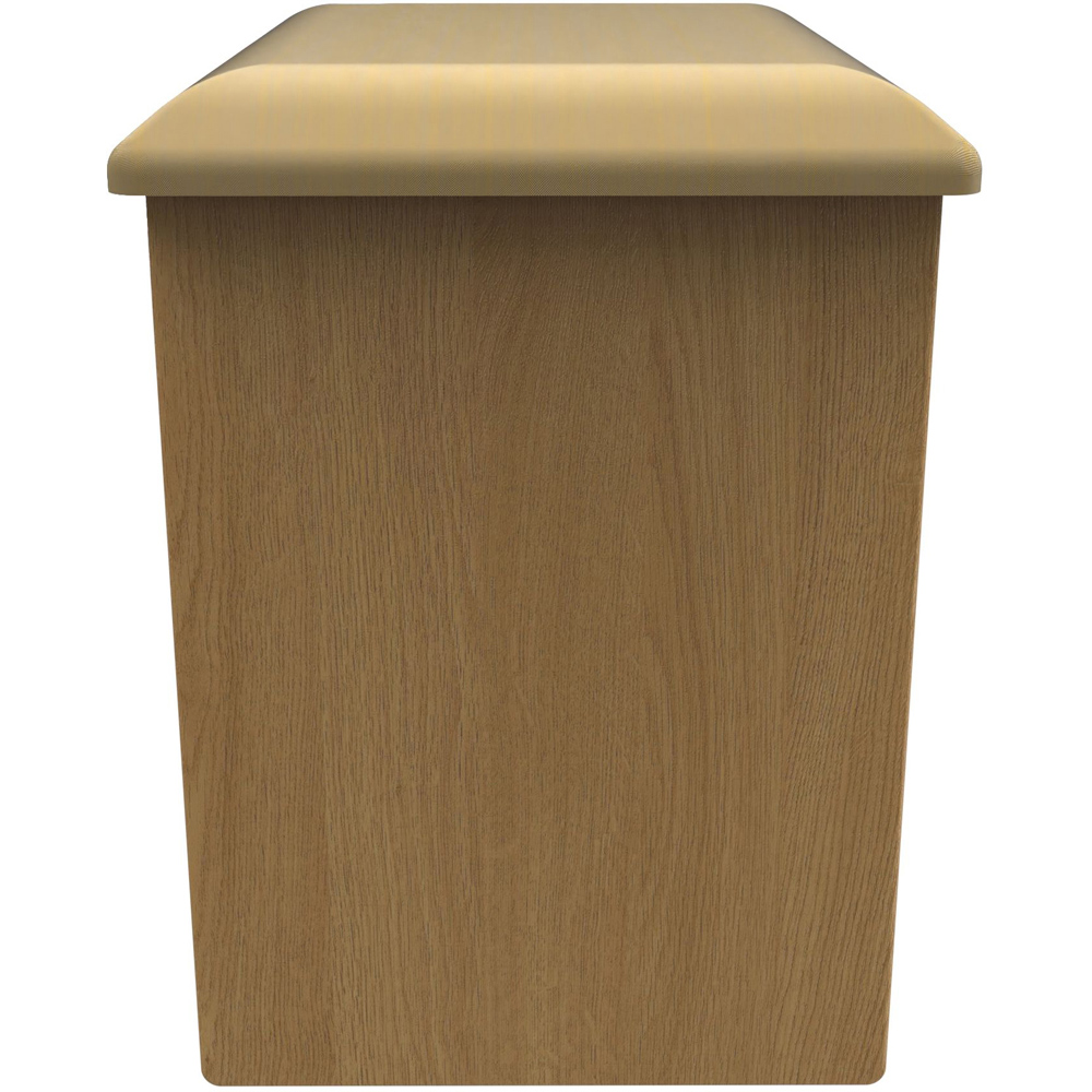 Crowndale Dorset Modern Oak Dressing Table Stool Image 4