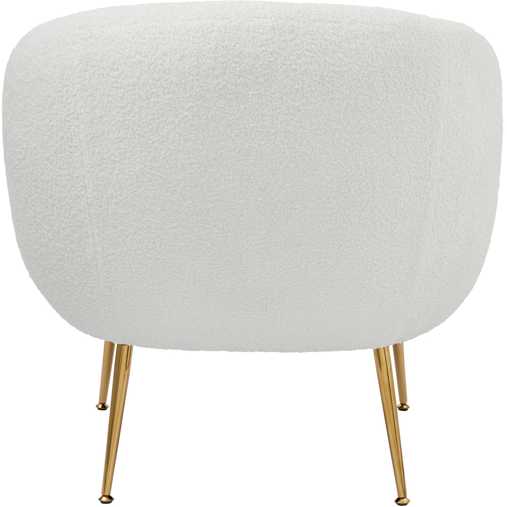 GFW Ada Cream Teddy Accent Chair Image 5