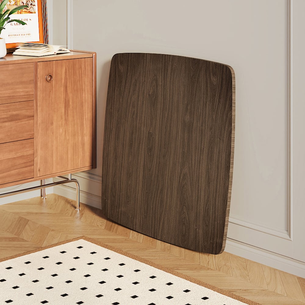 Living and Home Brown Foldable Coffee Table Image 6