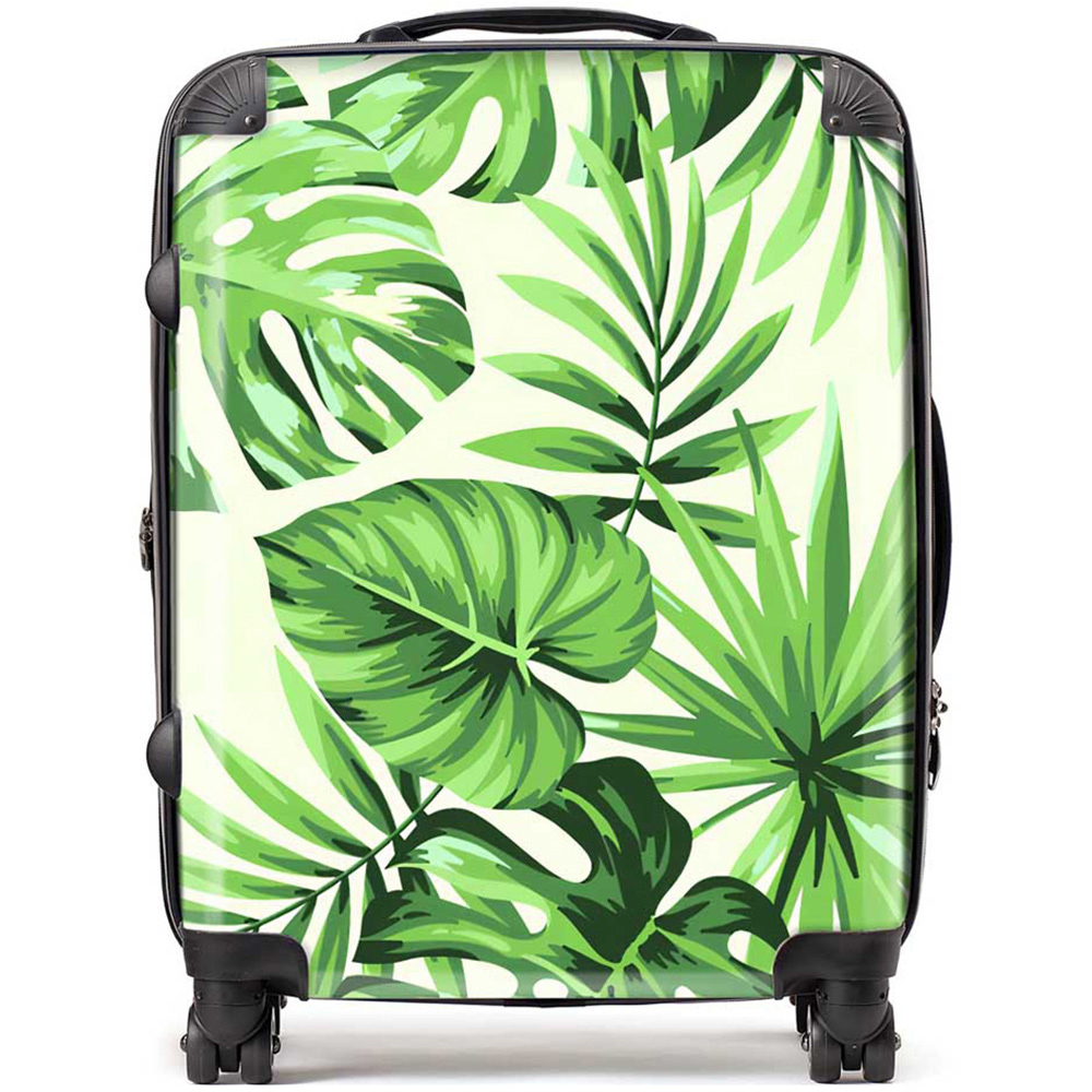 Warren Reed Designer Large Exotic Palm Leaves Suitcase Image 1