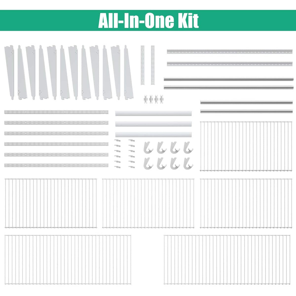 Costway 6 Shelf Closet Organiser Image 5