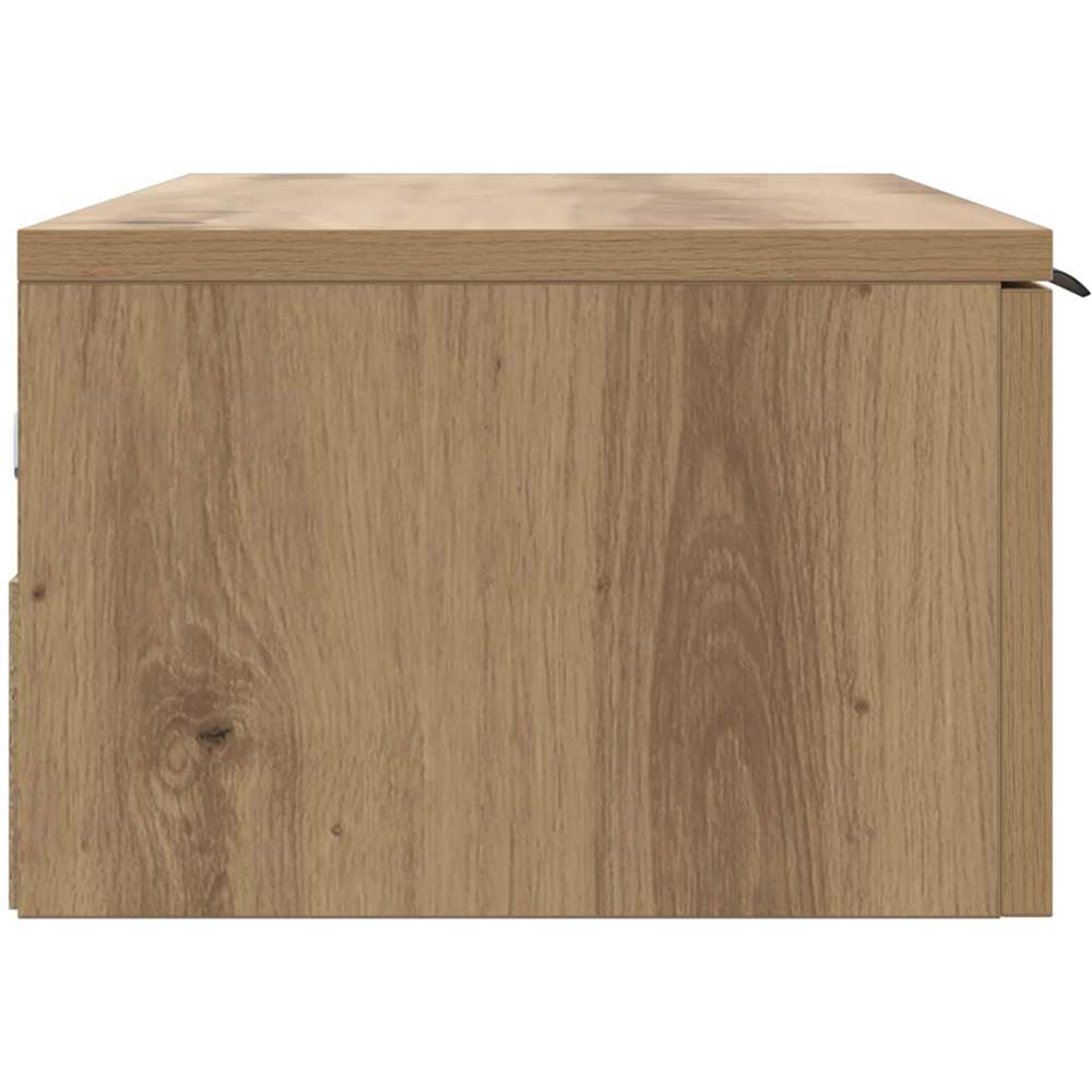 vidaXL 2 Drawer Artisan Oak Wall Mounted Cabinet Image 6
