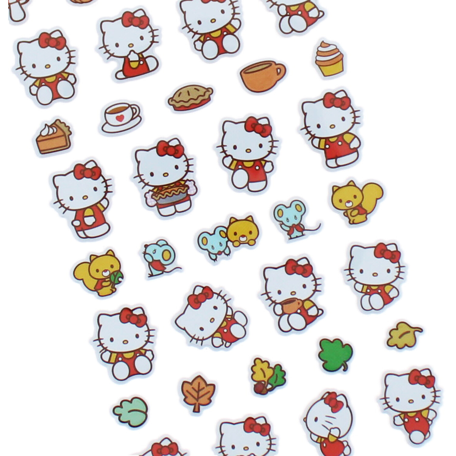 Pumpkin Hello Kitty Puffy Stickers Multicolour Image 4