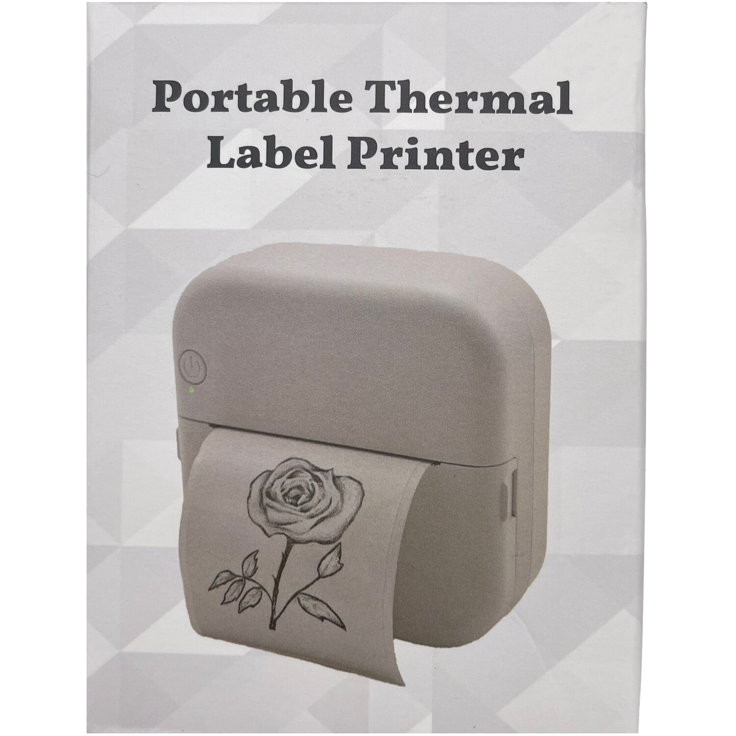 Portable Thermal Label Printer - Grey Image
