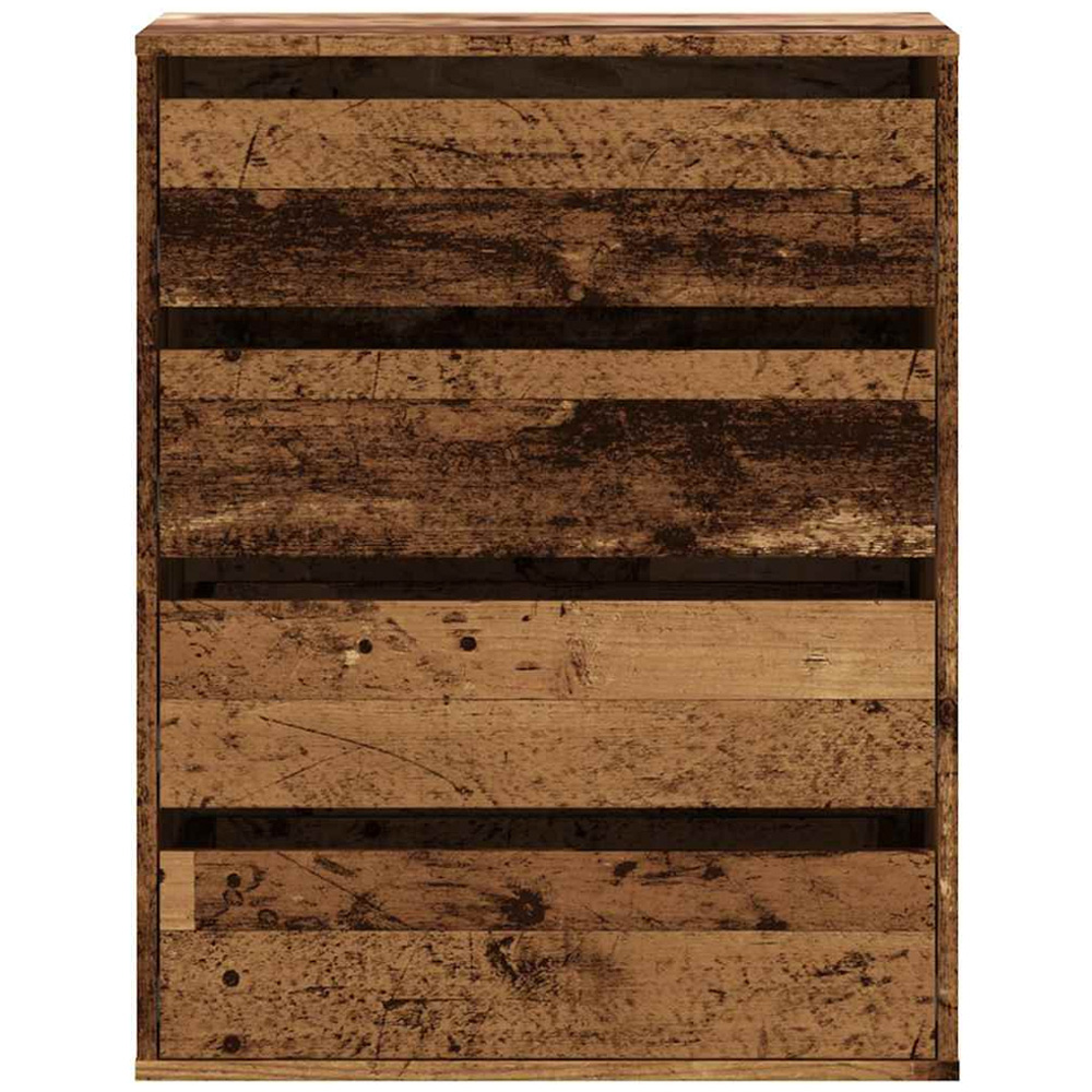 vidaXL 4 Drawer Old Wood Chest of Drawers Image 3