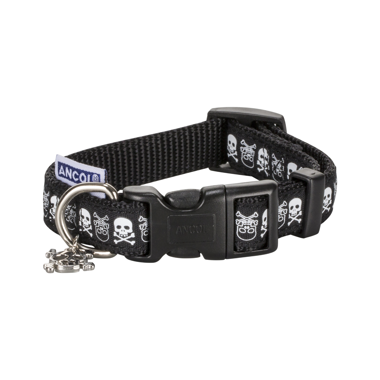 Skulls Collar - Black / 20 - 30 cm Image
