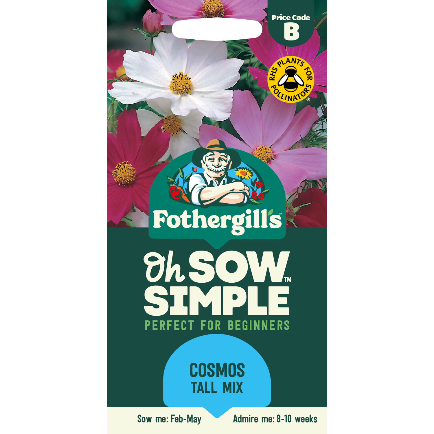 Cosmos Tall Mix Seeds Image 1