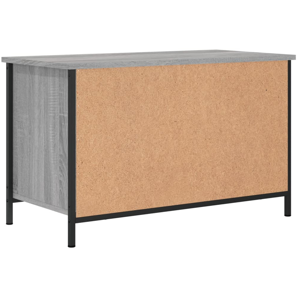 vidaXL Single Door 2 Shelf Grey Sonoma TV Cabinet Image 7